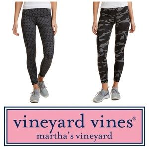Vineyard Vines Camolux Performance Reversible Leggings in size Large
